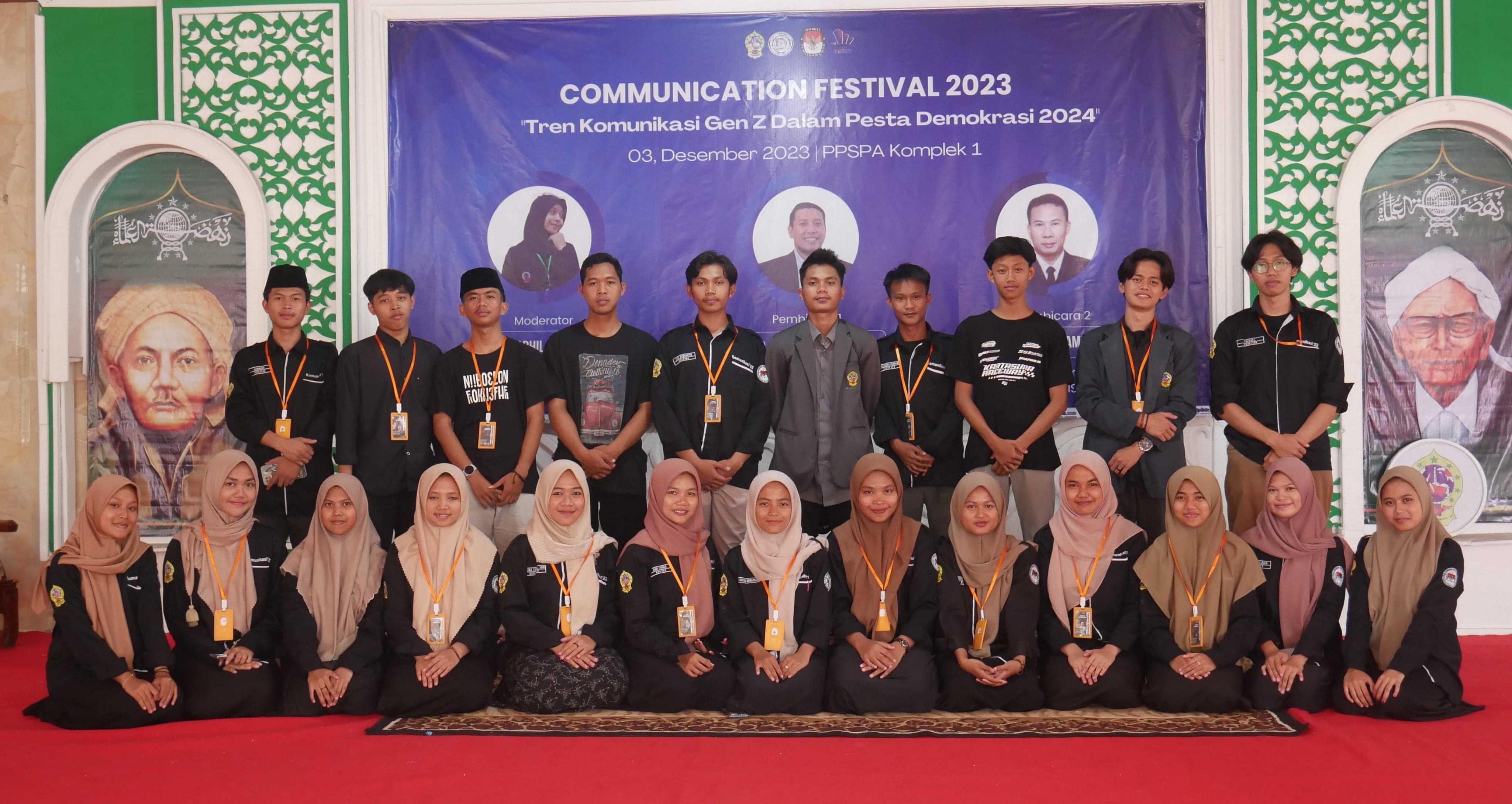 Sukses Gelar Communication Festival 2023, HMP KPI Mengusung Tema “Gen Z dalam Pesta Demokrasi 2024”